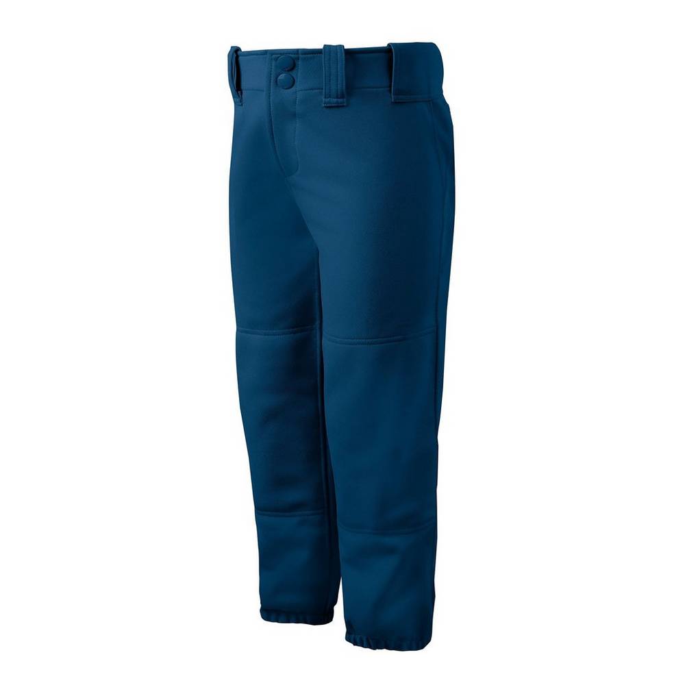 Pantalones Mizuno Belted Mujer Azul Marino España ZMPD-93805